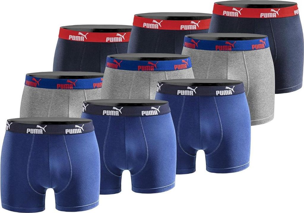 XL|PUMA Everyday Boxershorts 9er-Pack Sodalite Blue Produktbild 