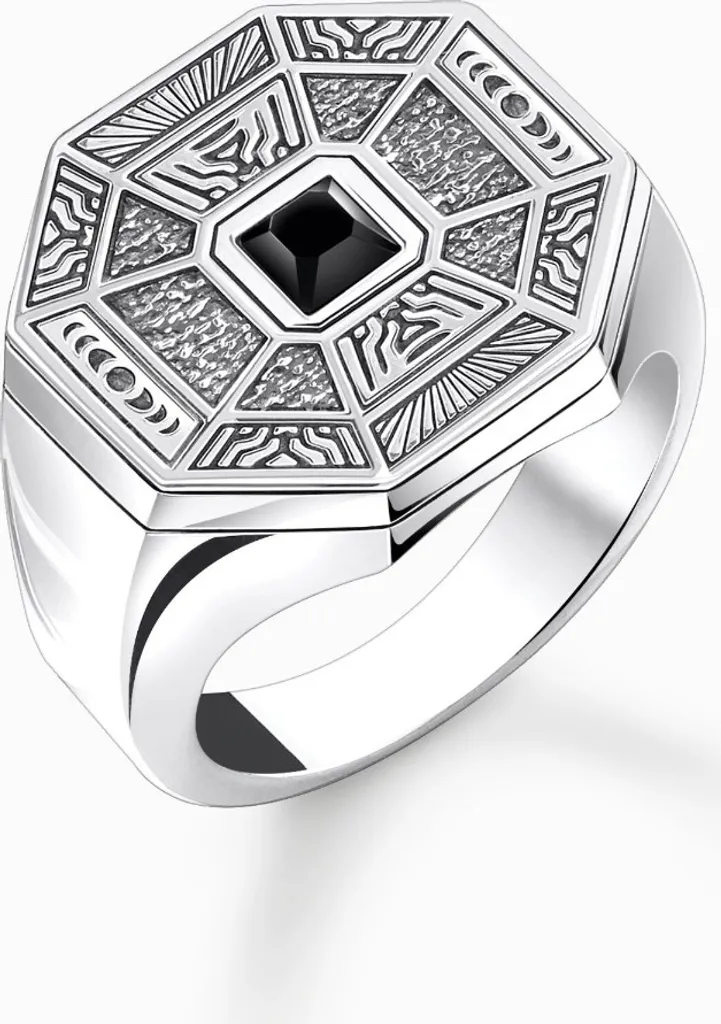 Bague Large en Argent 925 Noirci pour Homme et Femme - Style Urbain