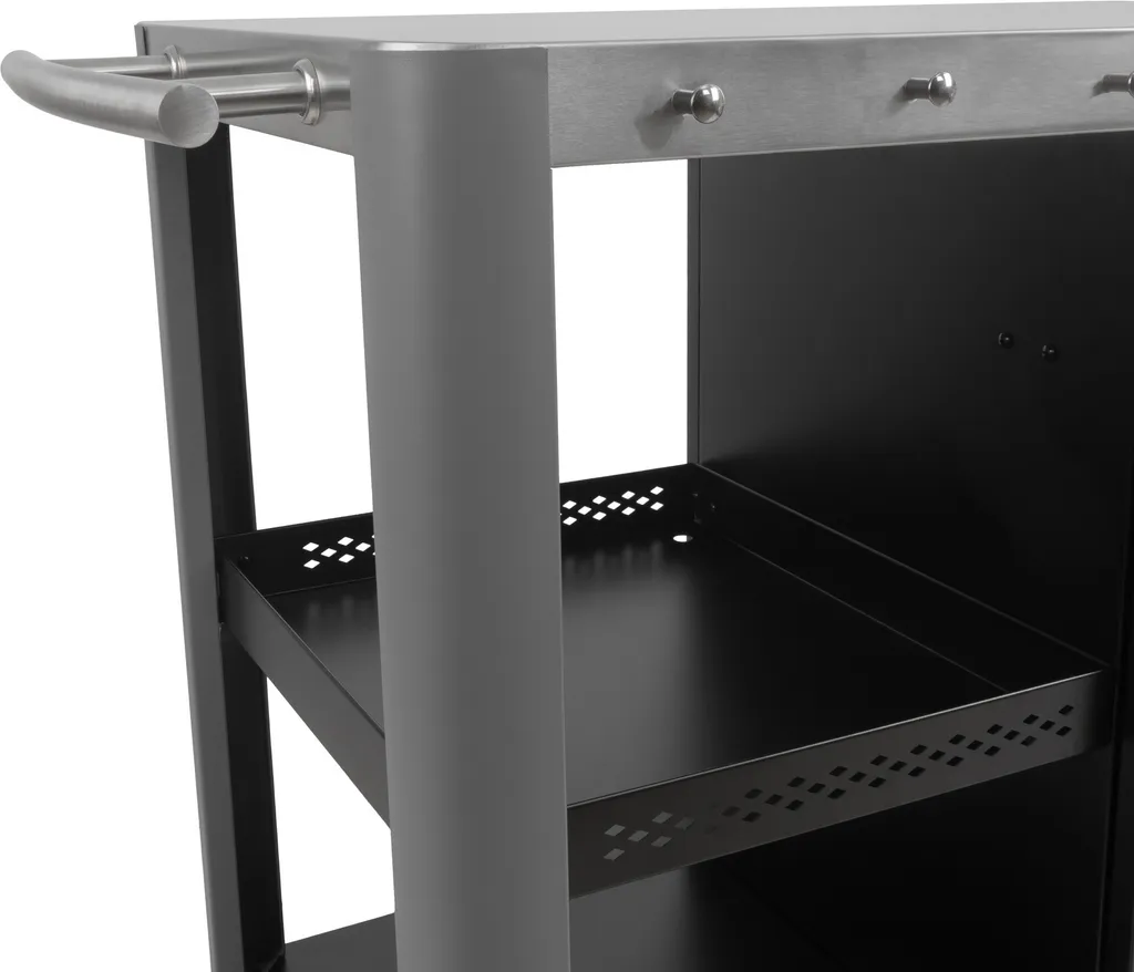 Table de gril et de service avec plan de travail 95 cm - Meuble d'appoint