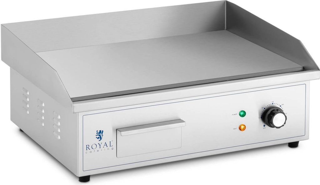 Hladká elektrická grilovací deska 530 x 350 mm 3000 W Obrázek produktu 
