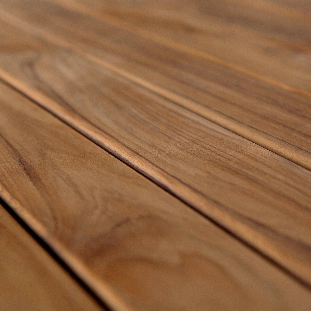 Dřevo TEAK na lavici 4 polotovary 115 x 9 x 2 cm Obrázek produktu 