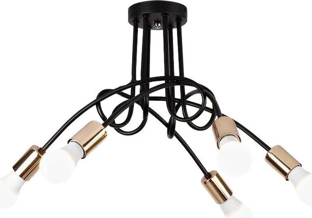 Lampada de Soffitto tooLight App518-5C Paradise Black Gold