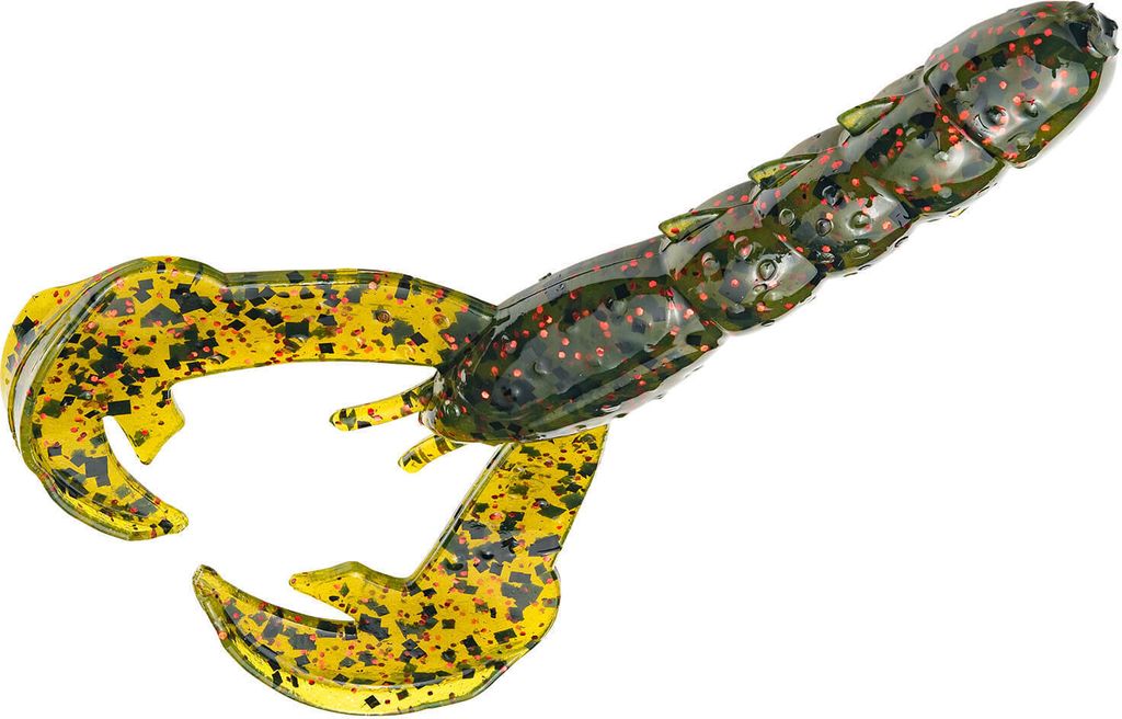 Strike King Rage Baby Craw 7,5cm - 9 Gummikrebse, Strike King Farbe:Watermelon Red Flk