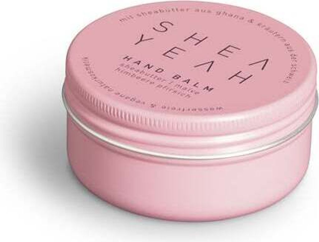 SHEA YEAH Hand Balm Himbeere Pfirsich 40g Wasserfrei vegan Produktbild 3