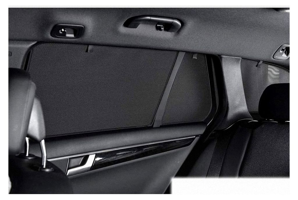 Satz Sonnenschutz für Volkswagen Polo VI (AW) 5-Türer 2017- (6-teilig), Schwarz