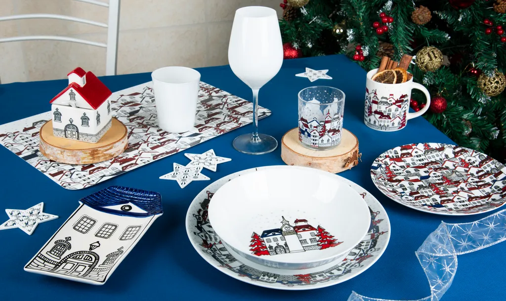 Excelsa set 6 tovagliette Ready For Christmas plastica 43xH0,1x28,5 cm rosso | Leroy Merlin