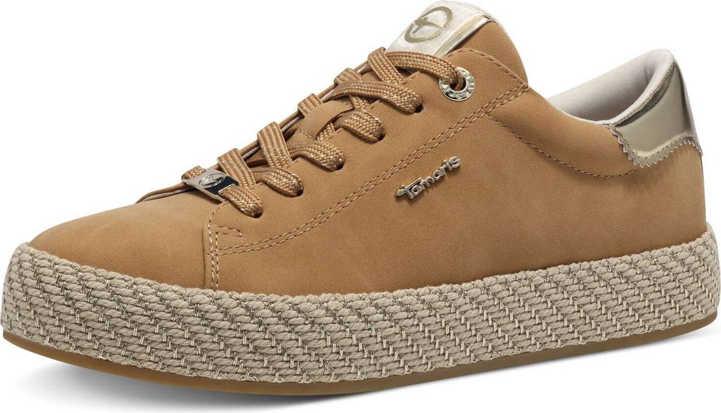 Tamaris schnürer Sneaker braun in Gr. 39