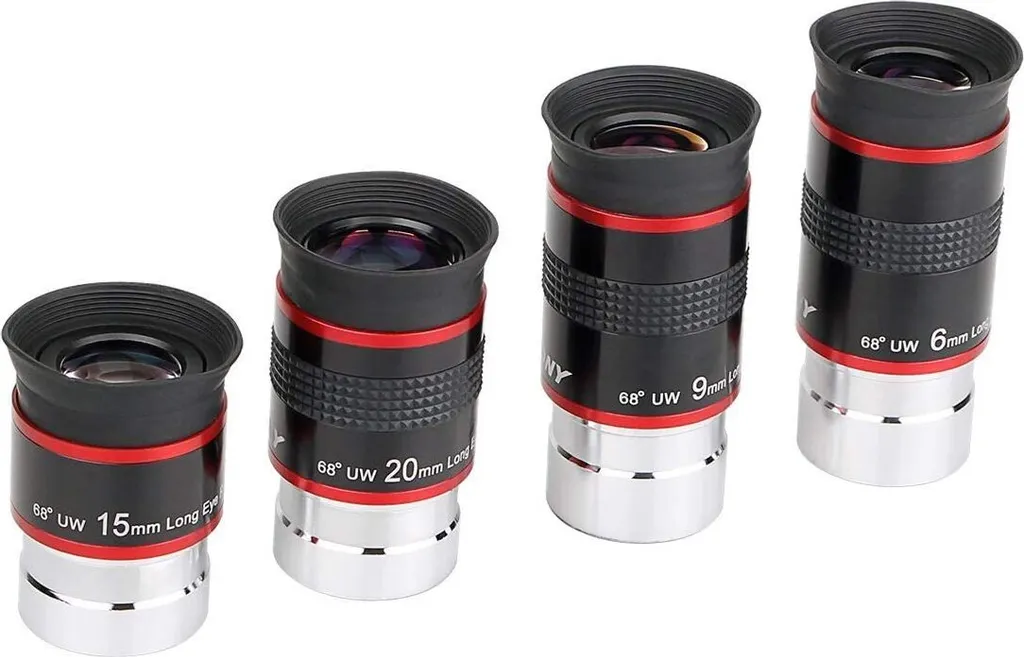 Set Oculaires pour Observation Planétaire et Ciel Profond 1.25 Pouce