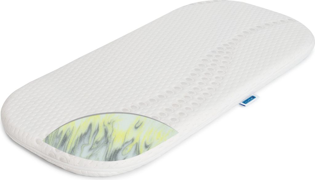 Baby Hug Matratze 75x37 cm TIGER Touch , ovale Kinderbettmatratze, Matratze für Kinderwagen, Wiege, Reisebett, Tragetasche.