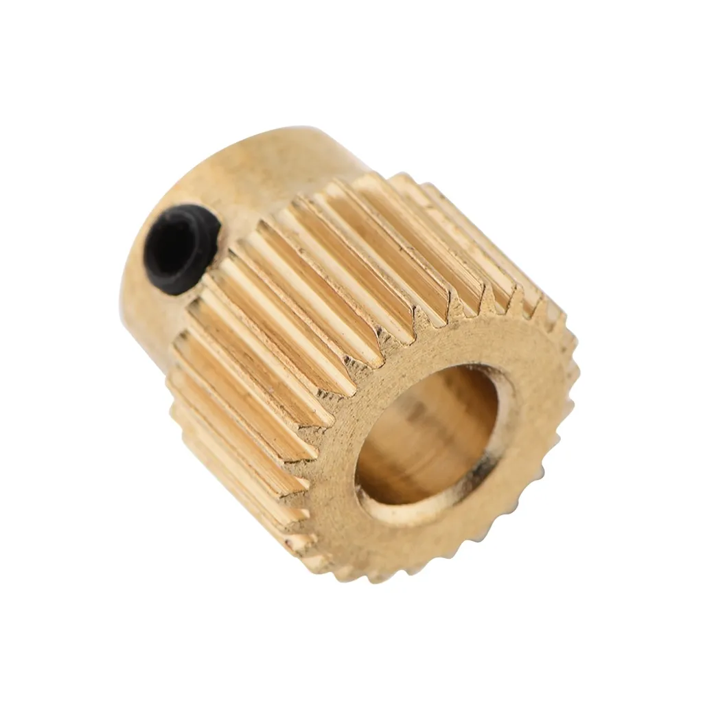 Roue dentée extrusion laiton anti sous-extrusion MK8 MK7 - Pack 10