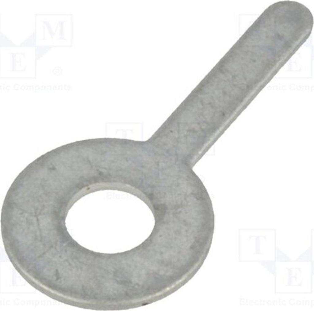 5x Lötverbinder Ring Messing 4000 -Lötanschlüsse M3 schraubbar Ø: 3,3mm THT 0,5mm