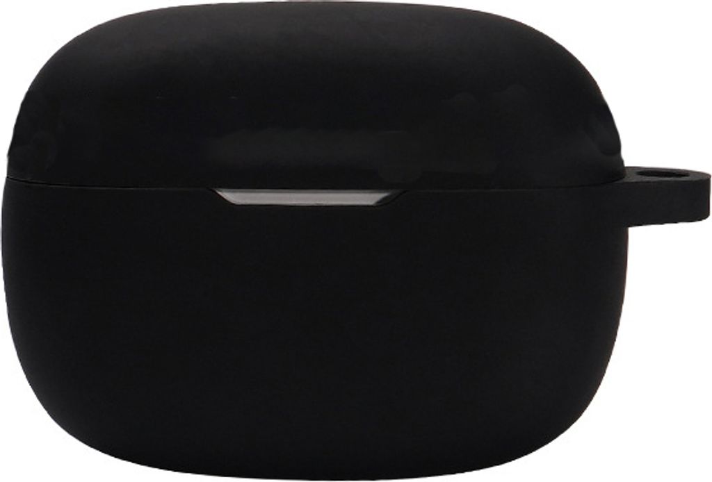 INF Schutzhülle für JBL Wave 200TWS Ohrhörer mit Karabiner - Schwarz Schwarz