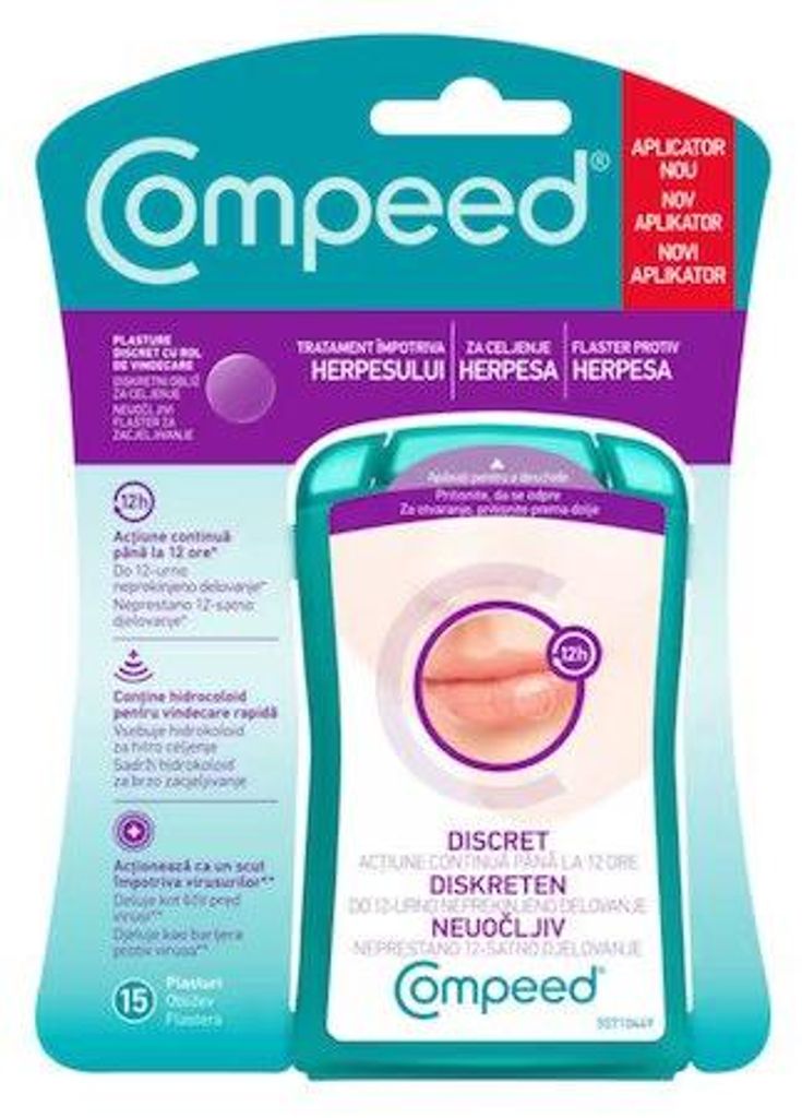 Compeed náplast na puchýře s průhlednou fólií, 15 náplastí Obrázek produktu 