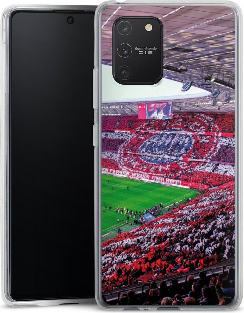 DeinDesign Handyhülle für Samsung Galaxy S10 Lite Silikon Hülle Case Smartphone Schutzhülle FC Bayern München FCB Stadion