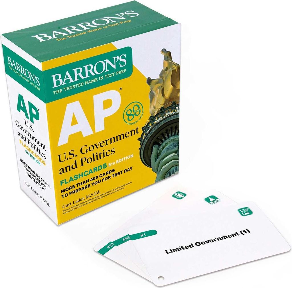 AP U.S. Government and Politics Flashcards, Fifth Edition: Up-To-Date Review
