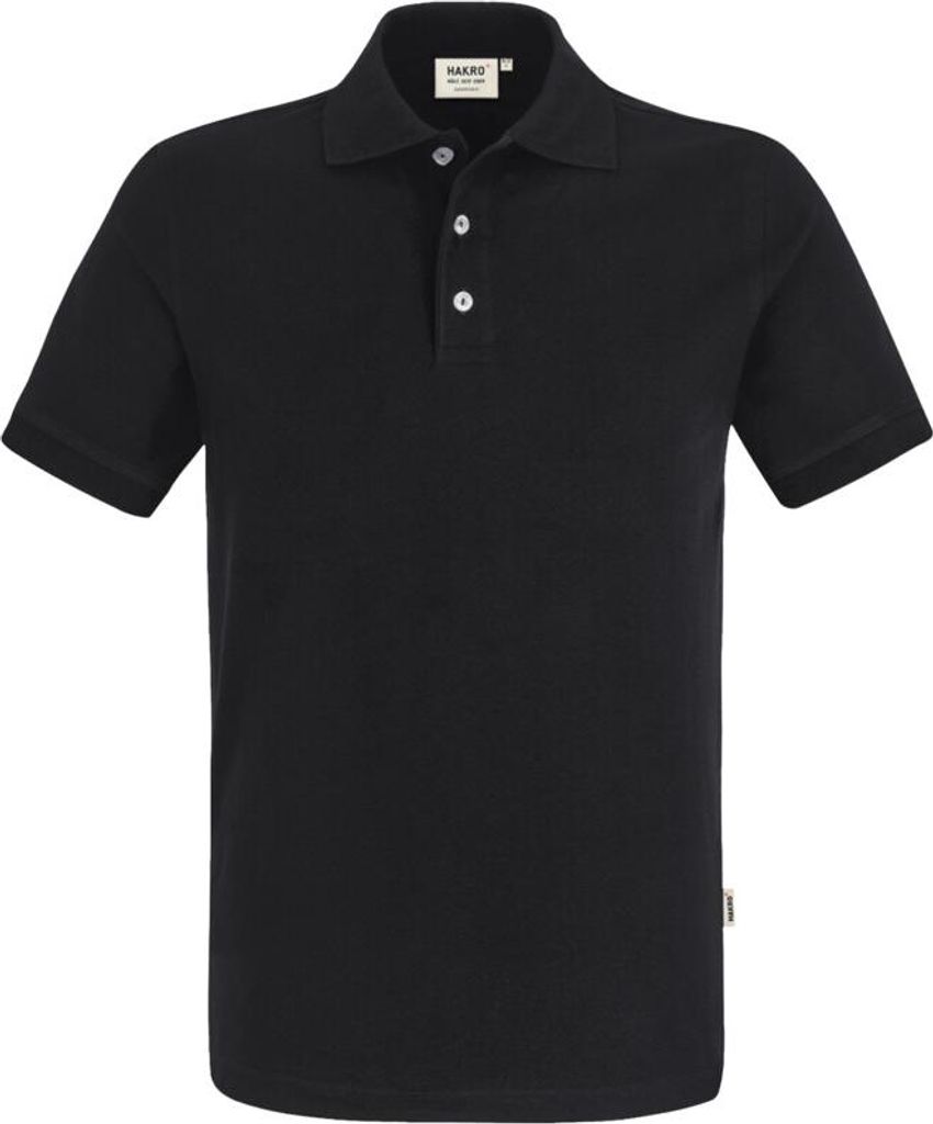 HAKRO Poloshirt Stretch 822, schwarz, XL