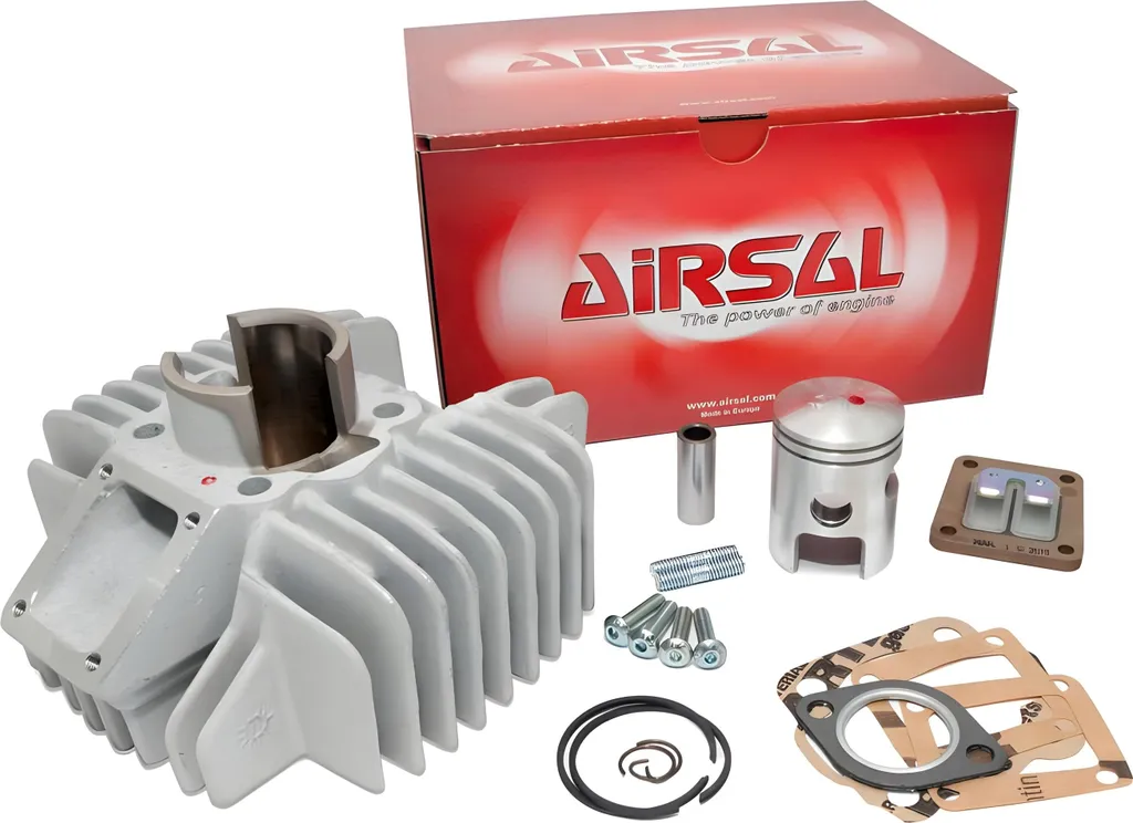 Cylindre Airsal Sport 50cc Nikasil haute performance pour Tomos A35