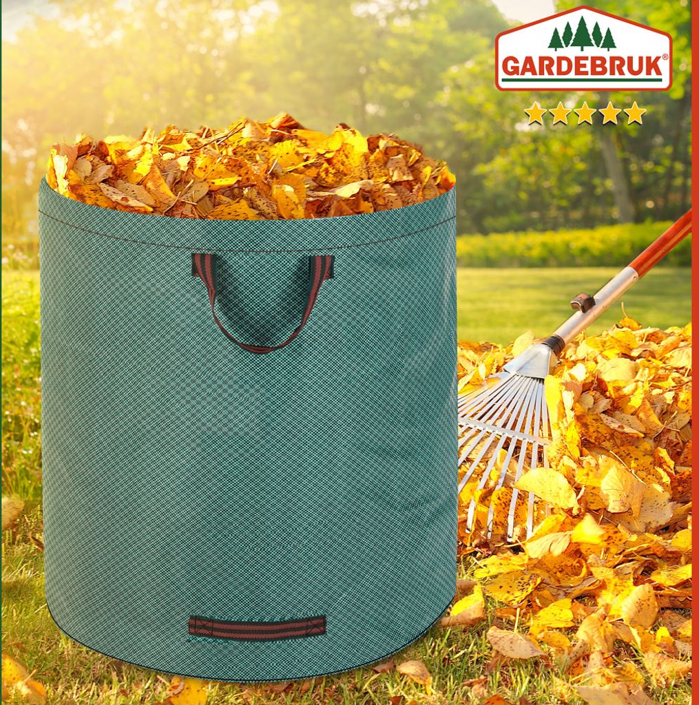 GARDEBRUK® Gartenabfallsack 4x280 Liter 50 kg Belastbarkeit Produktbild 5