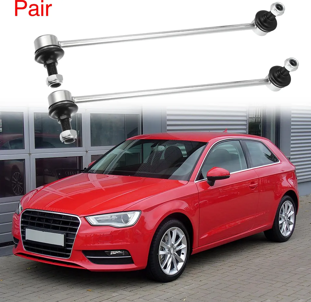 Paire de biellettes de barre stabilisatrice avant 1K0411315B pour auto