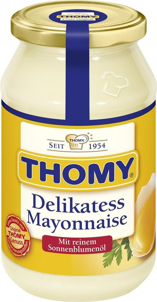 Thomy Delikatess Mayonnaise cremig würzig im Geschmack 500ml