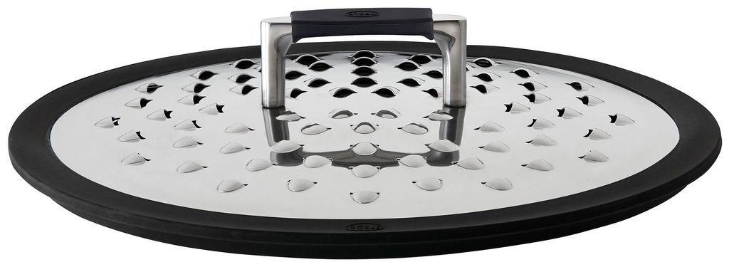 RÖSLE Spritzschutz Silence PRO 24 / 28 cm Edelstahl 91498 Produktbild 