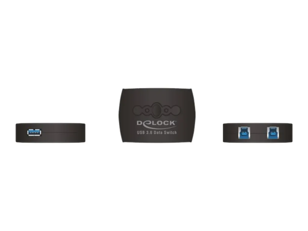 Switch USB 3.0 SuperSpeed 5Gbps Delock avec 2 Entrées B et 1 Sortie Type A - 4