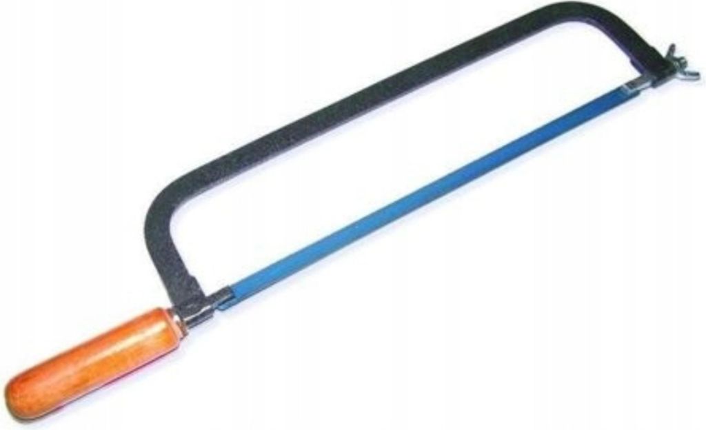 HANDSÄGE ZUM SCHNEIDEN VON METALL UND HOLZ 300 mm SÄGEBLATT MIT HOLZGRIFF