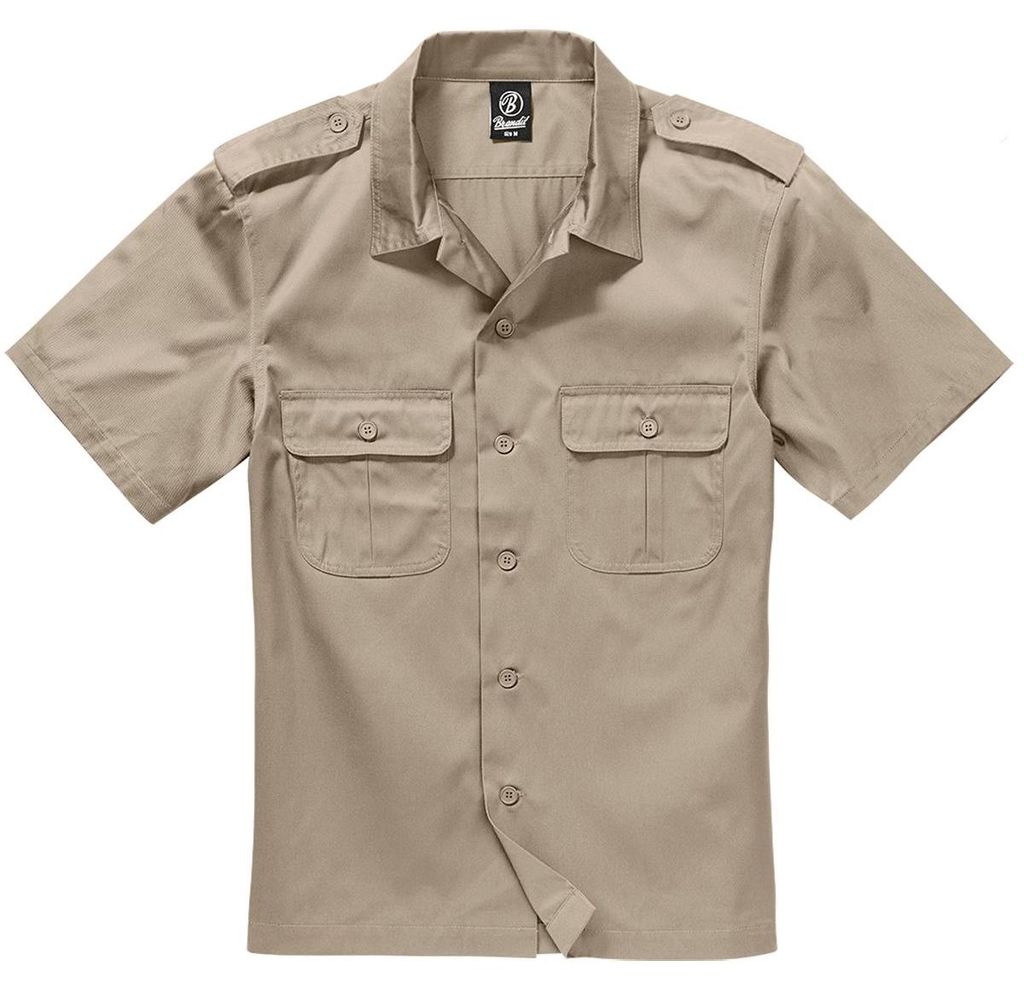 Brandit Us 1/2 Hemd, beige, 4XL Produktbild 