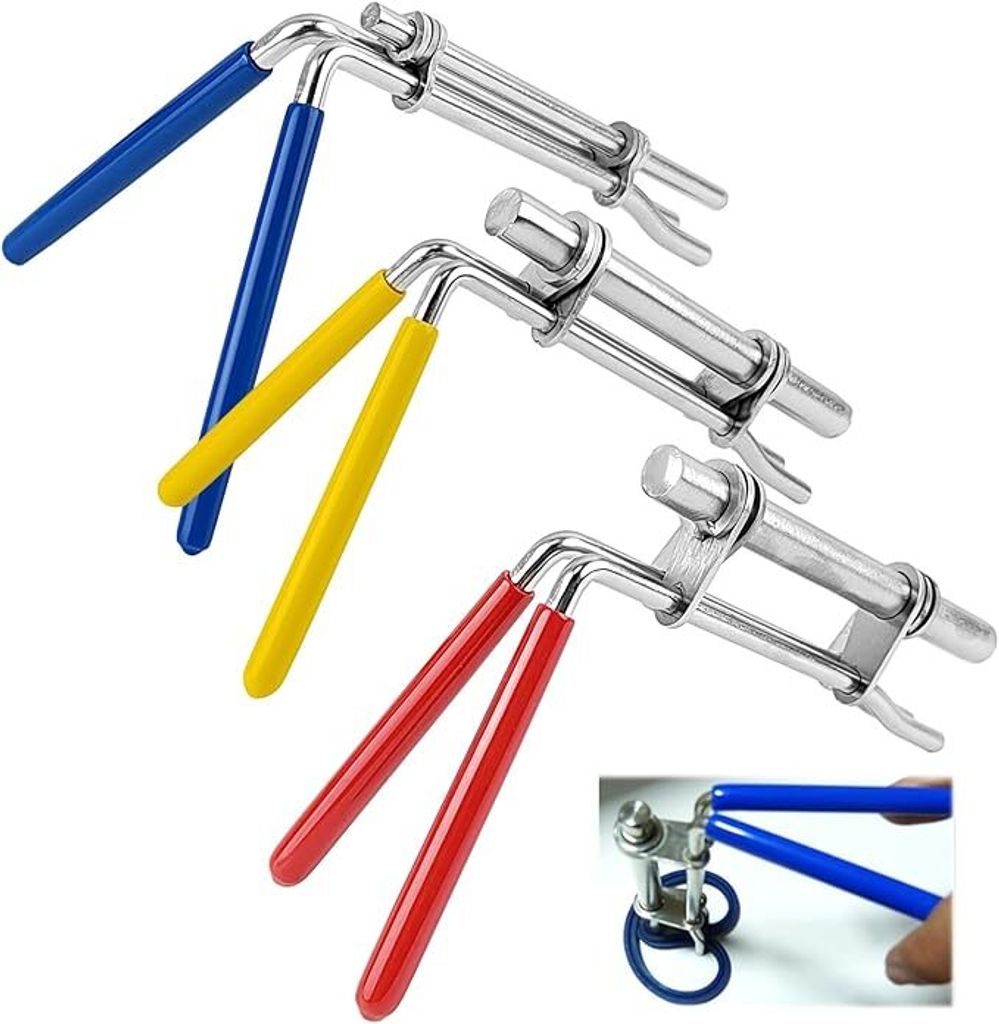 3-teiliges Hydraulikzylinder-Dichtungswerkzeug-Set – U-Cup-Seal Twister & Einbauwerkzeug für Kolbenstangen