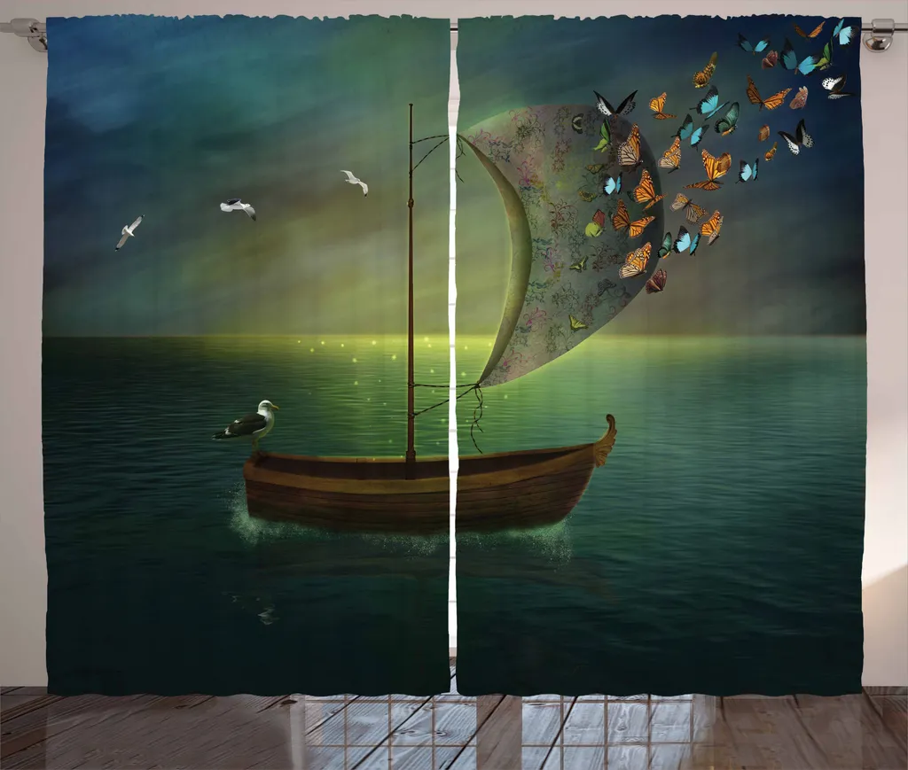 Tenda Barca a Vela ABAKUHAUS - Decorazione Rustica Mare 280x175