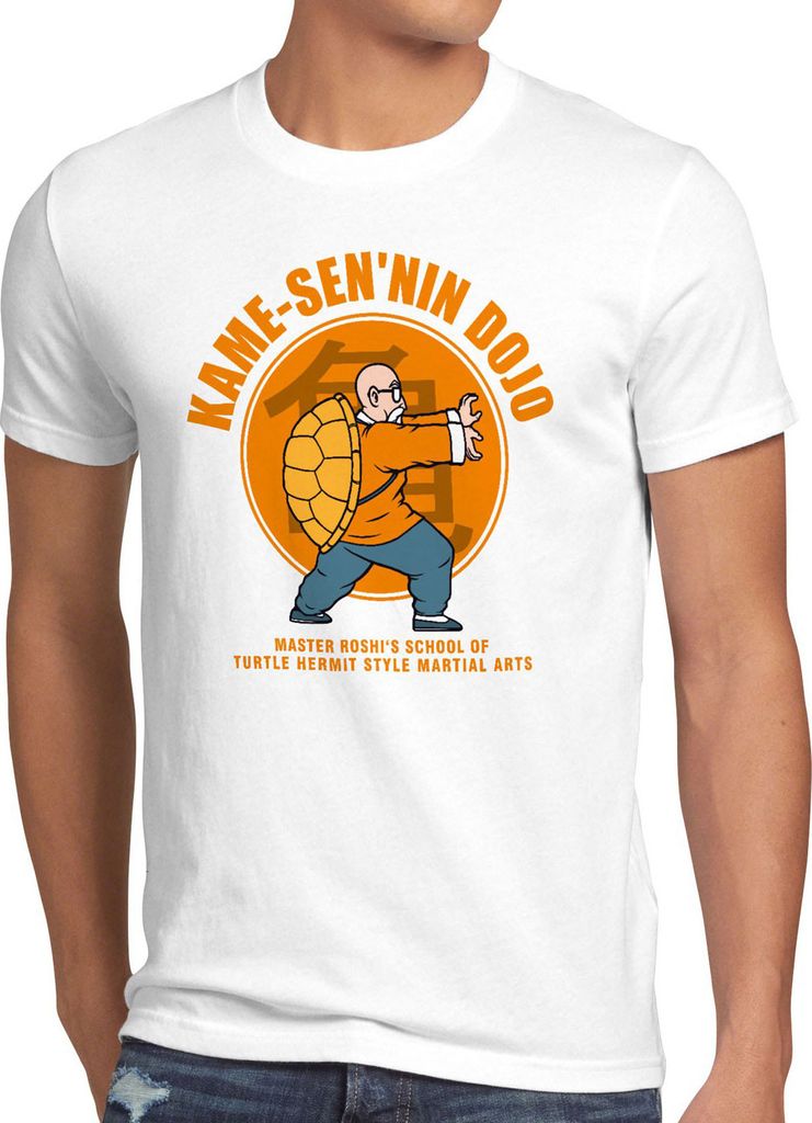 style3 Roshi Kame-Sen'nin Dojo Herren T-Shirt turtle gt z son-goku