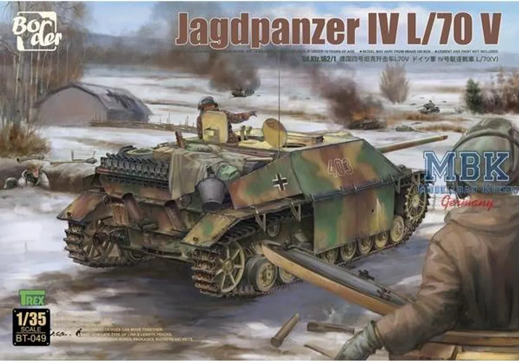 Char Jagdpanzer IV L/70 (V) BT-049 pour Diorama Militaire Seconde Guerre
