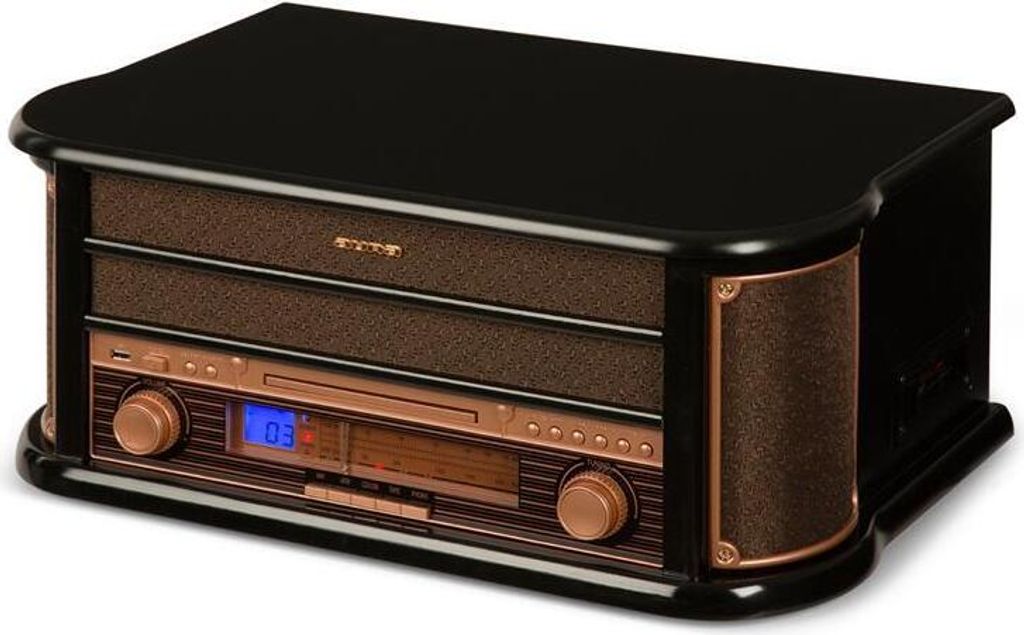 auna Belle Epoque 1908, retro stereo systém, gramofon, Obrázek produktu 