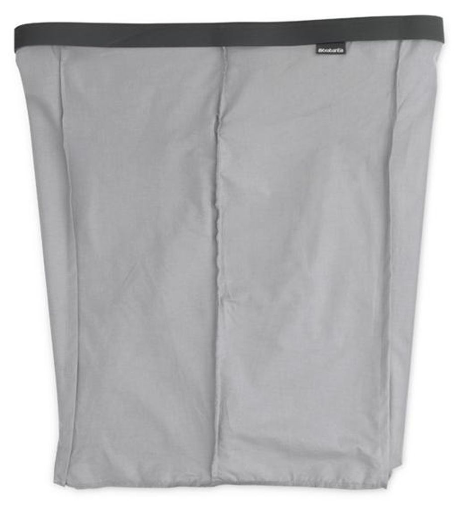 Brabantia Bo Wäschesack für Wäschekorb, Grau, Maschinenwäsche, 40 °C, 820 mm, 850 mm, 38 mm