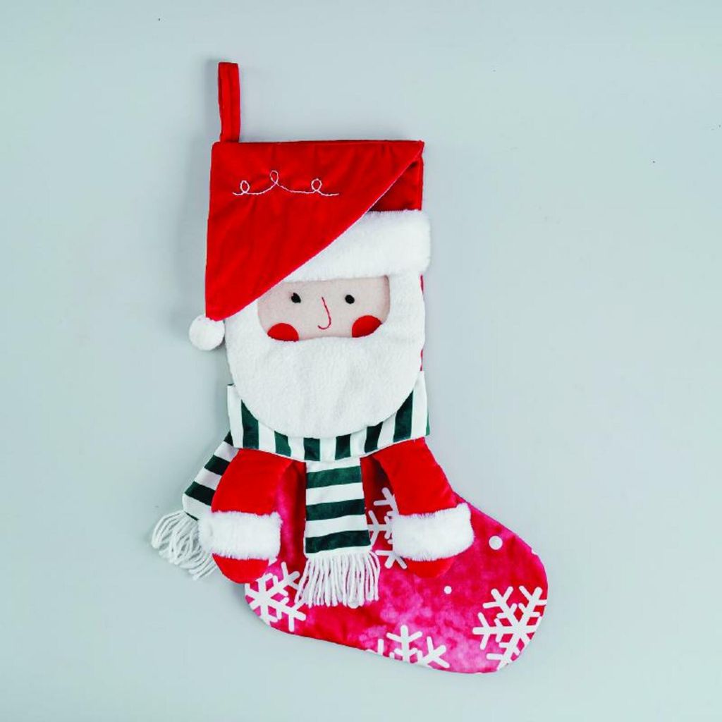 ACA Beleuchtete Weihnachtssocke (Opa) 33x5x48cm X124812