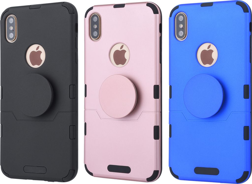 Apple iPhone Xs Max Blue Back cover case - Soft Touch
