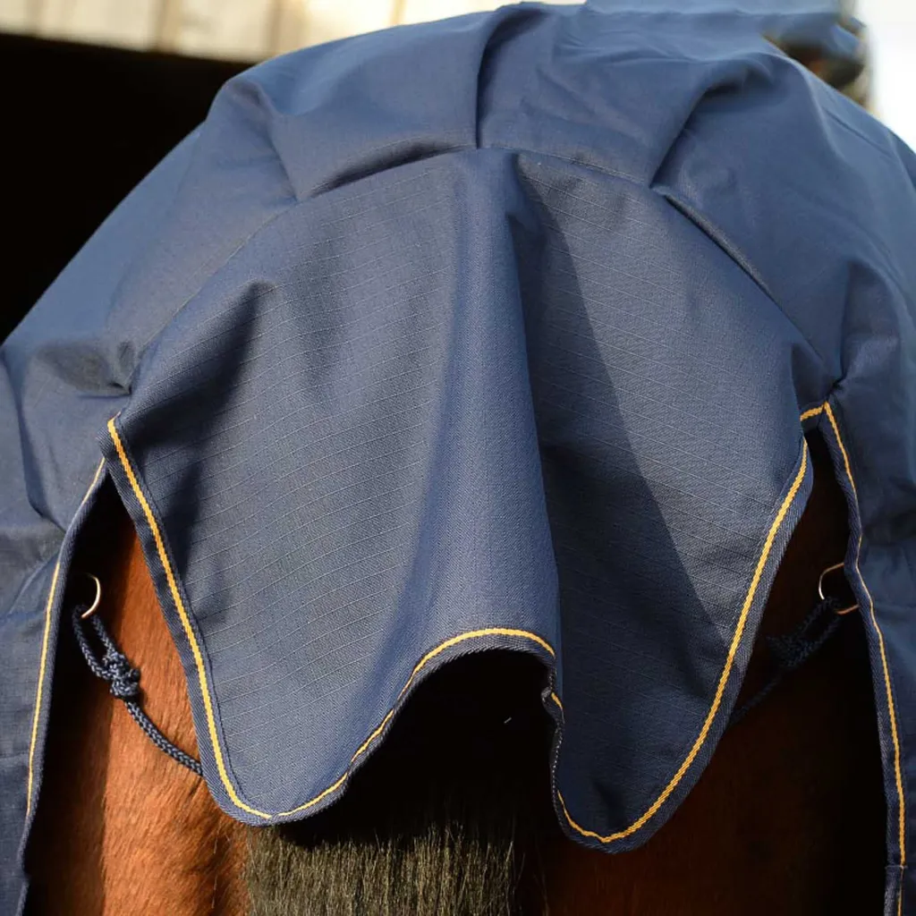 Couverture de transition Bucas Irish Turnout 50g Navy pour paddock - 4