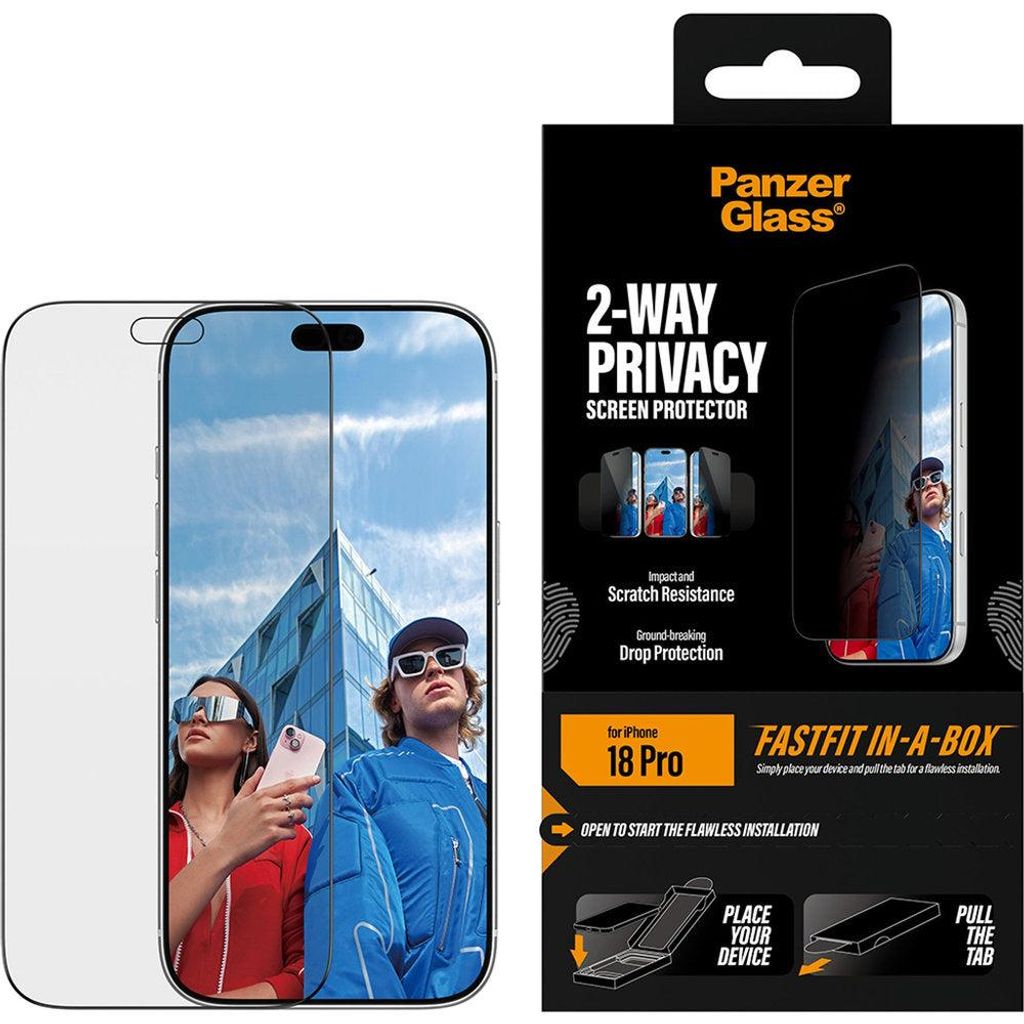PanzerGlass ® 2-Way Privacy Screen Protector iPhone 18 Pro Obrázok produktu 