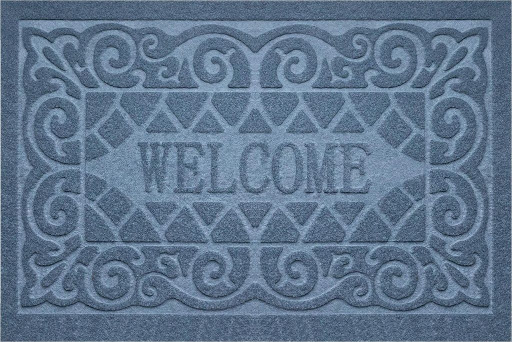 Fussmatte Schuhe Schuhmatte Unter Tür Eingang Saugfähige Matte Grau