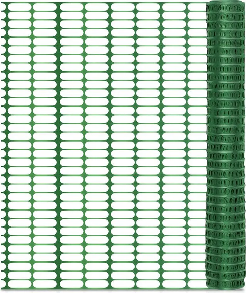 Clôture mobile de capture vert 1x50m pour protection jardin et chantier