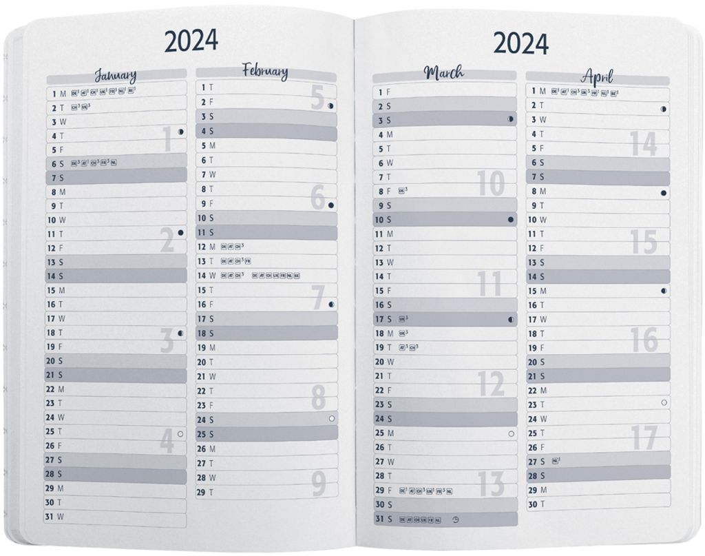 Birds 2023 - Diary - Buchkalender - Taschenkalender - 16x22 . Kalender | Orell Füssli