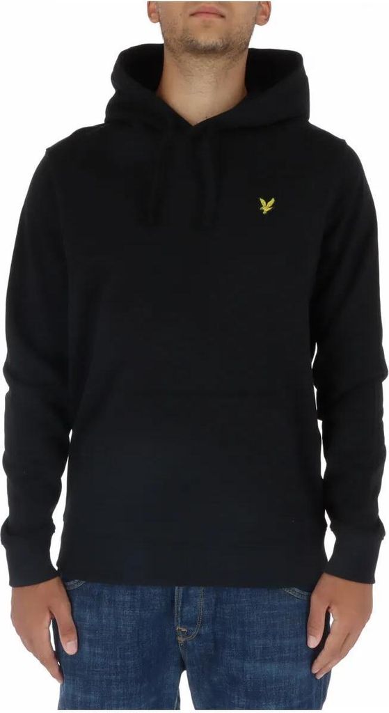 Lyle Scott Herren Fleece Kapuzenpullover Schwarz : Größe - Produktbild 