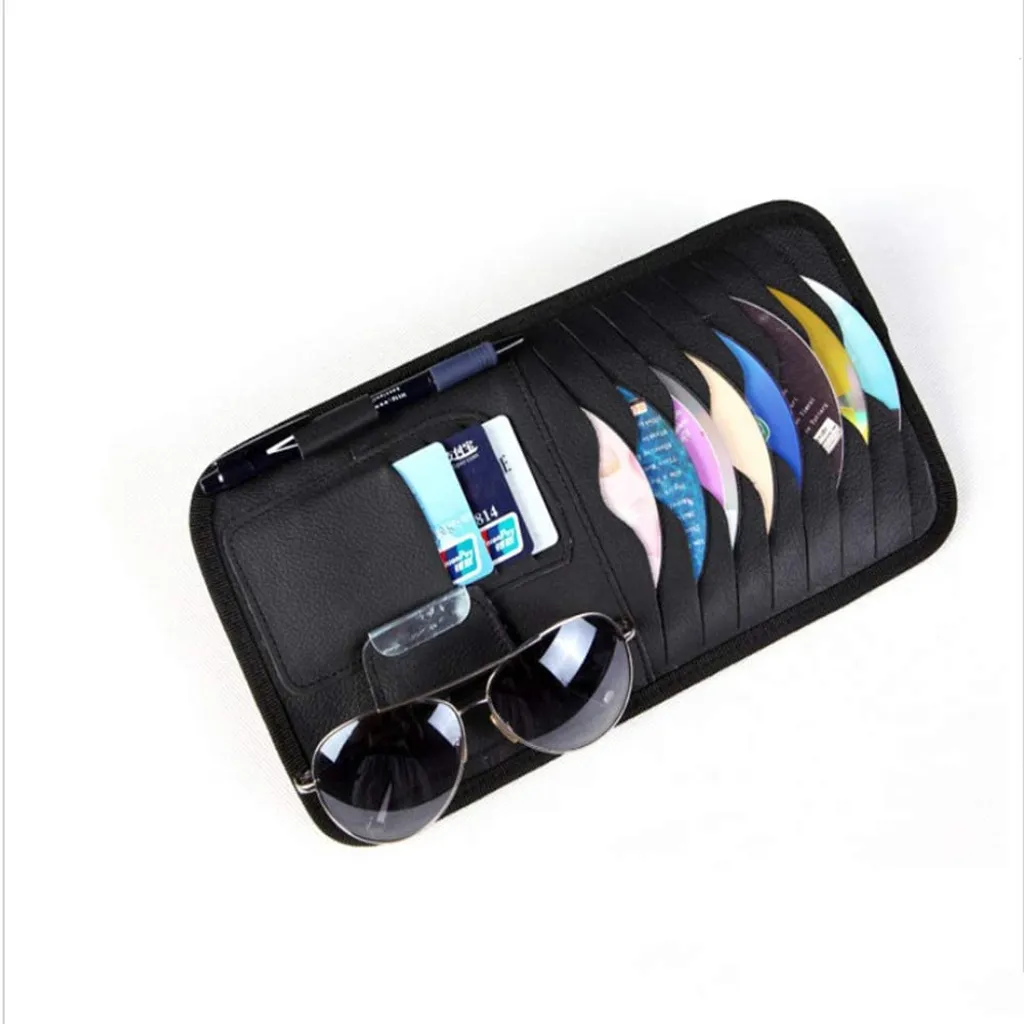 Hama Sonnenblende Tasche (geeignet Für 10 CDs, Auto CD