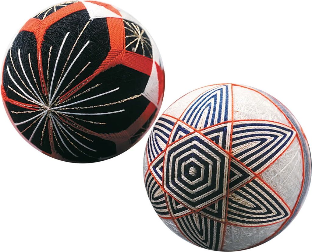Olympus Temari Stickset "Dreifachspindel / Kirschblüte, 2er-Set", TM-3, hergestellt in Japan