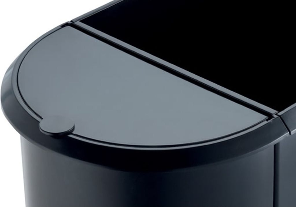 Deckel für Duo-Papierkorb schwarz