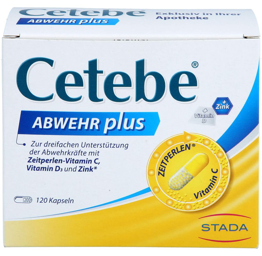 Cetebe Abwehr plus Kapseln, 120 St. Kapseln Produktbild 