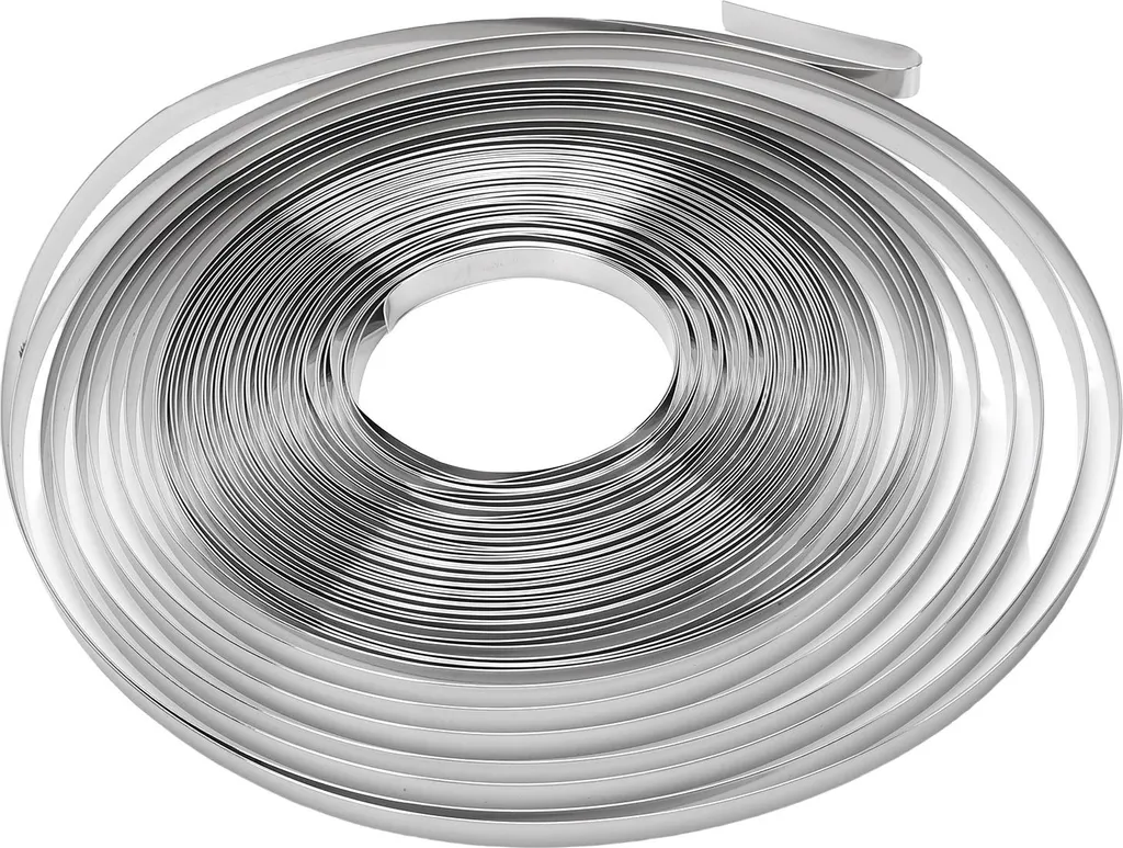 Feuillard inox 304 anti-corrosion 1/2 pouce : fixation sûre et rapide