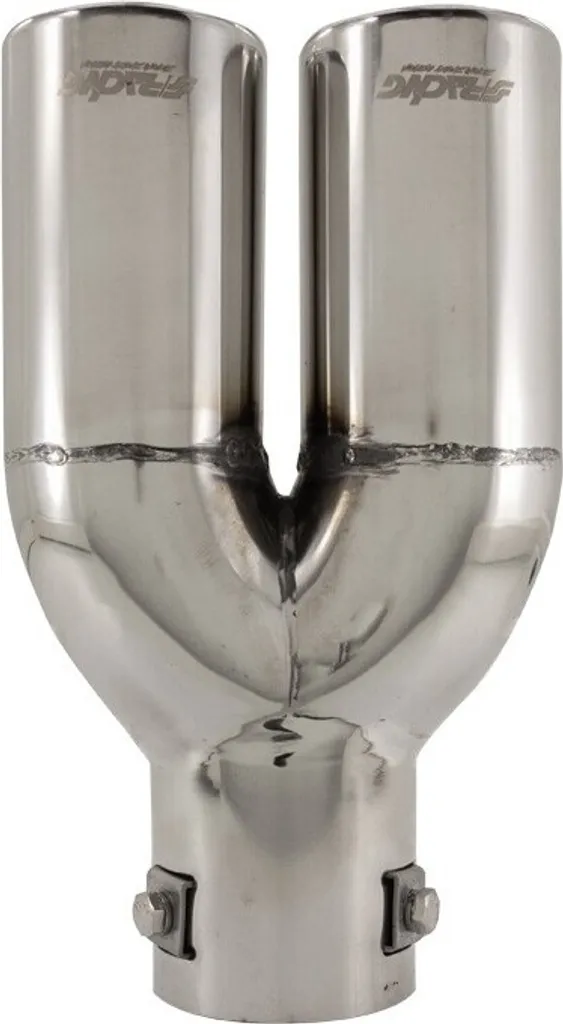 Embout d'échappement sport pour personnalisation automobile inox 63mm