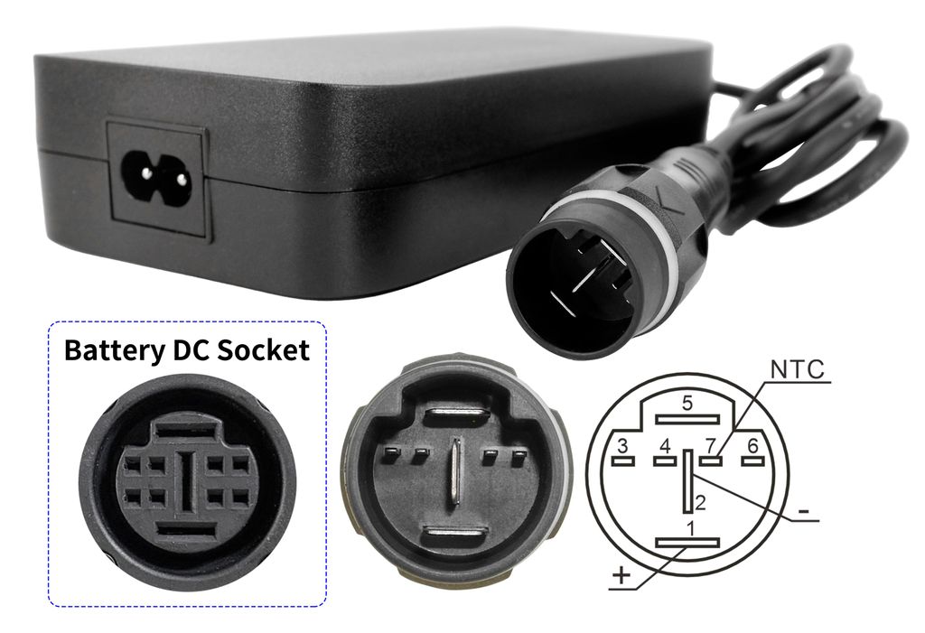 PowerSmart 42V 4A Netzteil/Ladegerät für 36V Simplo Produktbild 