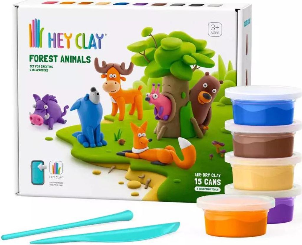 Hey Clay - Animaux de la forêt + accessoires Image du produit 